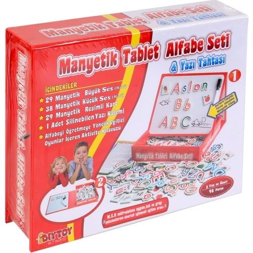 Dıy Toy Manyetik Tablet Alfabe Set
