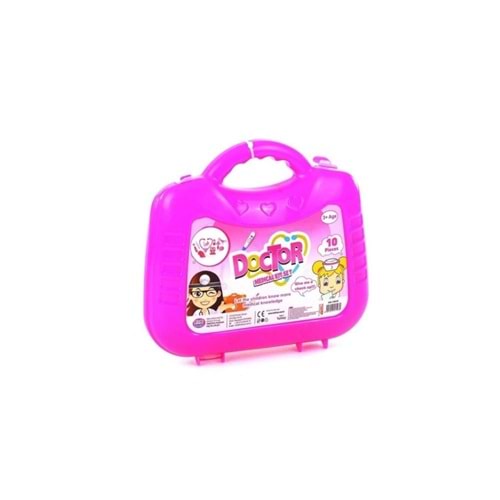 Hobi Toys Çantalı Doktor Seti Kız Hb-15930