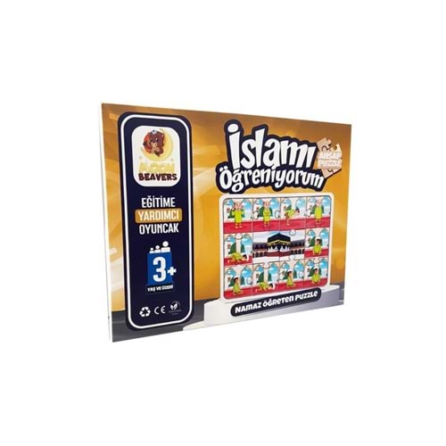 Moon Toys İslamı Öğreniyorum Puzzle Serisi Kız Namaz