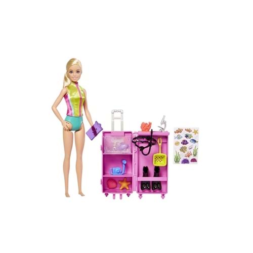 Mattel Barbie Deniz Biyoloğu Set HMH26
