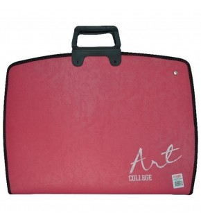 Abka Teknik Resim Çantası Art College 28x38 Kırmızı