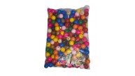 Ahşap Boncuk Renkli 1Kg 25Mm Yuvarlak B5724