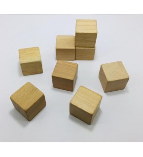 Ahşap Geometrik Şekilli Küpler