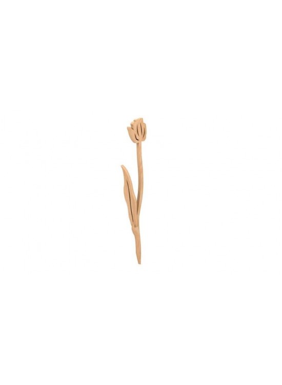 Ahşap Lale Tekli Küçük 18Cm A2932