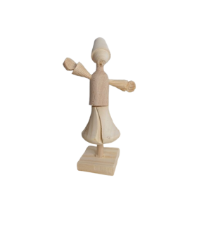Ahşap Mevlana Figürü 18Cm