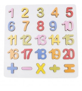 Ahşap Renkli Sayılar HMH-123