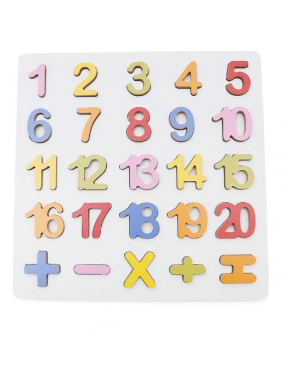 Ahşap Renkli Sayılar HMH-123