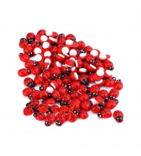 Ahşap Uğur Böceği 25mm 20 Li