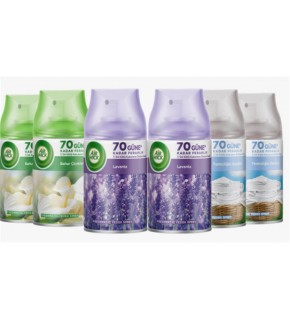 Airwick 250ml 6lı - Lavanta Oda Kokusu Sprey Makina Yedek Spreyi