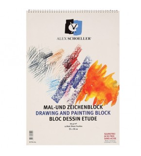 Alex Schoeller Teknik Resim Defteri Spiralli 15 YP 35x50 165 GR 024