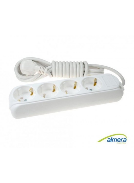 Almera 4lü 3mt Topraklı Priz (9240203)