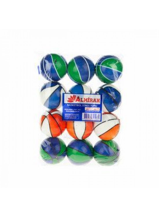 Almiran Stres Topu 7.6Cm Renkli (1 Adet)