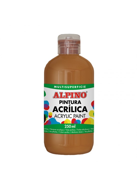 Alpino Akrilik Boya 250Ml Kahverengi 