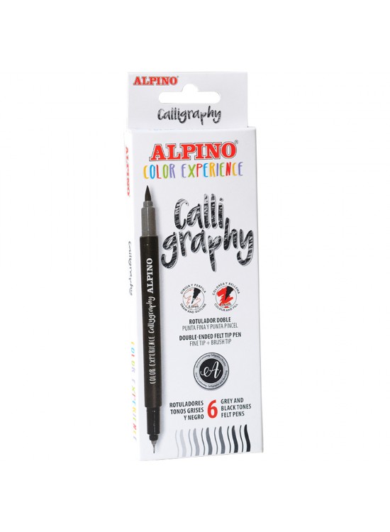 Alpino Calıgraphy Set 6 Lı Çift Yönlü Ar-001040