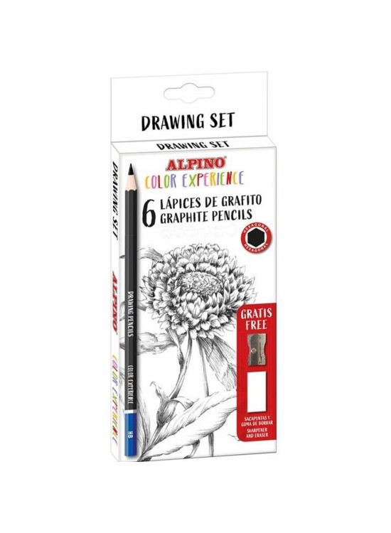 Alpino Kara Kalem Seti 6 Lı Ju-000050