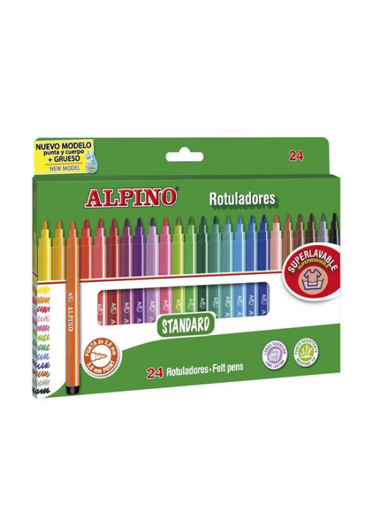 Alpino Keçeli Boya Kalemi 24 Renk AR001003