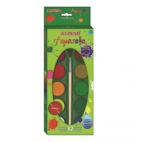 Alpino Sulu Boya 12 Renk AQ000001