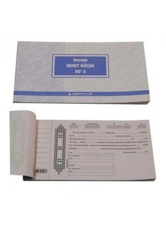 Altınyıldız Çek Tipi Senet 50 Yp (1 Adet)