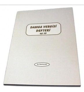 Altınyıldız Damga Vergisi Defteri 40Yp