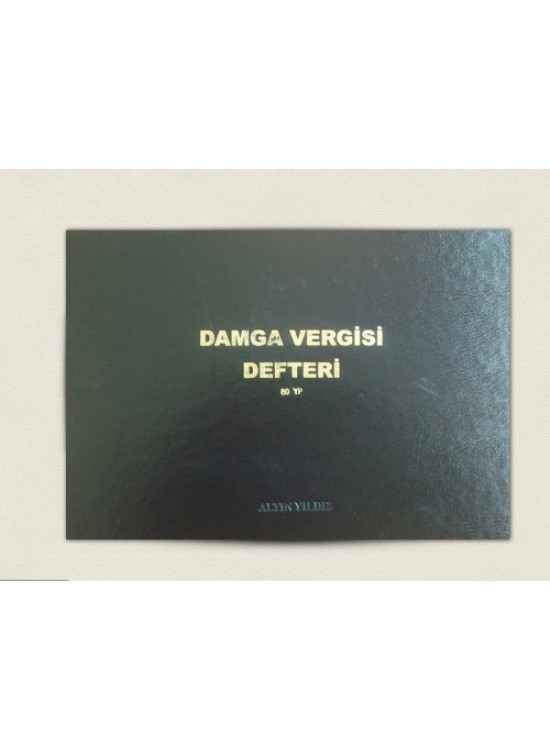 Altınyıldız Damga Vergisi Defteri Ciltli 80Yp 