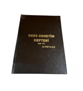 Altınyıldız Ders Denetim Defteri 100Yp