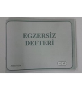Altınyıldız Egzersiz Defteri 40 Yp (1 Adet)