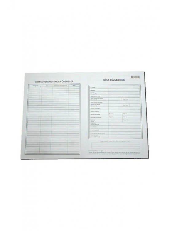 Altınyıldız Kira Kontratı 100 Lü Paket