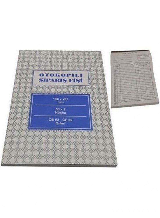Altınyıldız Normal Sipariş Fişi 14X20 3 nüsha (1 Adet)