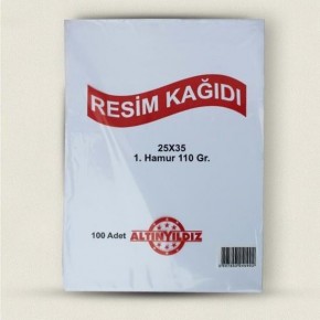 Altınyıldız Resim Kağıdı 25X35 (100 Adet)