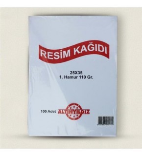 Altınyıldız Resim Kağıdı 25X35 (100 Adet)