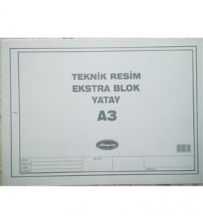 Altınyıldız Teknik Resim Defteri A3 Yatay