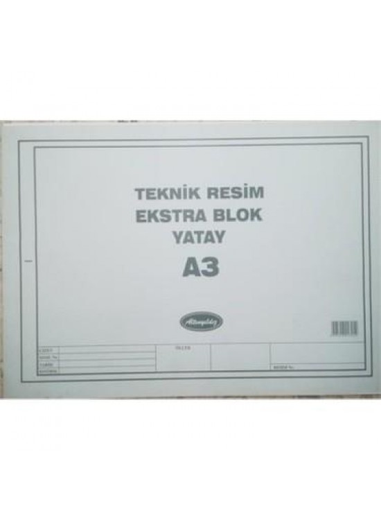Altınyıldız Teknik Resim Defteri A3 Yatay