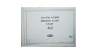 Altınyıldız Teknik Resim Defteri A3 Yatay