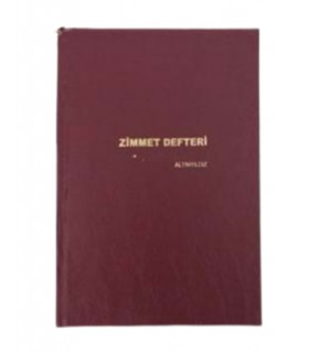 Altınyıldız Zimmet Defteri 80Yp