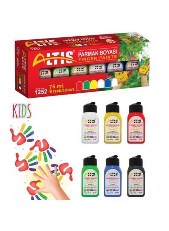 Altis Parmak Boyası 6 Renk 75 MM