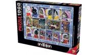 Anatolian Puzzle 1000 Parça Yeni Yıl Kedileri