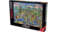 Anatolian Puzzle 1500 Parça Avrupa Haritası