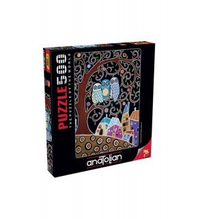 Anatolian Puzzle 500 Parça Üç Baykuş