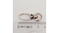 Çanta Aksesuar 1 Cm Gümüş Renk Kanca