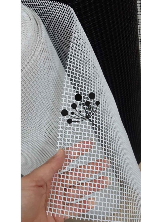 Çanta Aksesuar 100X50 Cm Beyaz Plastik Kanvas Küçük Delikli
