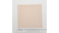 Çanta Aksesuar 10x10 cm Kare Suni Deri Krem Renk 1 Adet