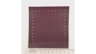 Çanta Aksesuar 10x10 cm Kare Suni Deri Mor Renk 1 Adet