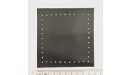 Çanta Aksesuar 10x10 cm Kare Suni Deri Siyah Renk 1 Adet