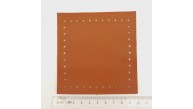 Çanta Aksesuar 10x10 cm Kare Suni Deri Taba Renk 1 Adet