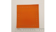 Çanta Aksesuar 10x10 cm Kare Suni Deri Turuncu Renk 1 Adet