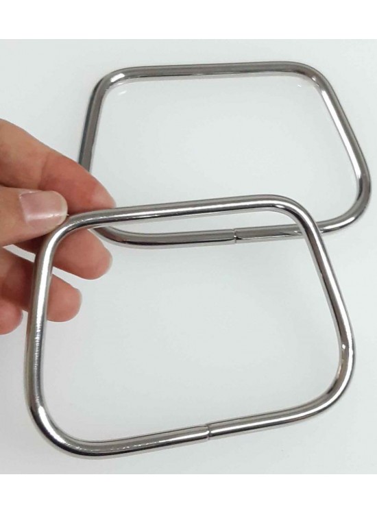 Çanta Aksesuar 11X8 Cm Gümüş Renk Metal Çanta Sapı