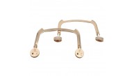 Çanta Aksesuar 11x9 cm Light Gold Renk İncili Metal Çanta Tutma Sapı