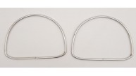 Çanta Aksesuar 12.5 cm D Model Gümüş Renk Metal Çanta Tutma Sapı