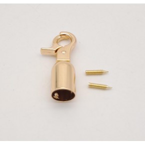 Çanta Aksesuar 12 mm Light Gold Renk Kancalı Kovan 1 Adet