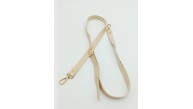 Çanta Aksesuar 120X2 Cm Tek Kat Krem Suni Deri Light Gold Tokalı Çanta Sapı